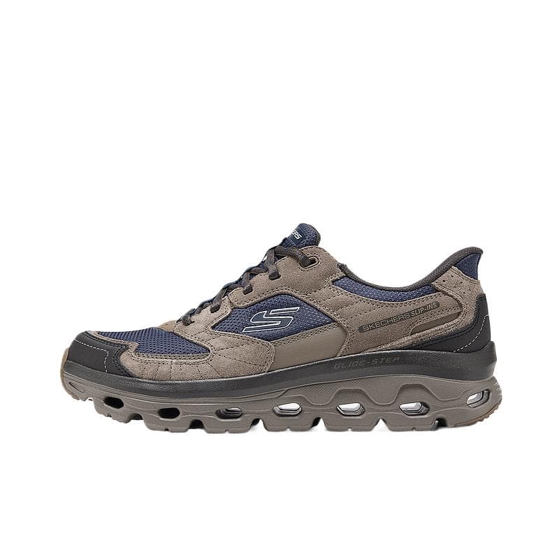 Кроссовки Skechers OUTDOOR MENS Комфортная Амортизация Низкий Верх Уличная Обувь Мужская Синий Коричневый - изображение 1