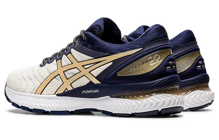 Кроссовки для бега Asics GEL-Nimbus 22 White Blue - изображение 4