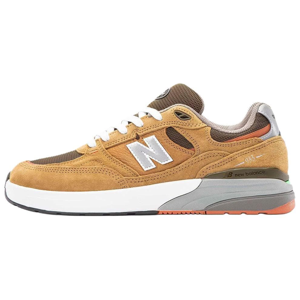 Кроссовки для бега New Balance NB Numeric 933 Low Top Повседневные беговые кроссовки Унисекс Коричневый - изображение 1