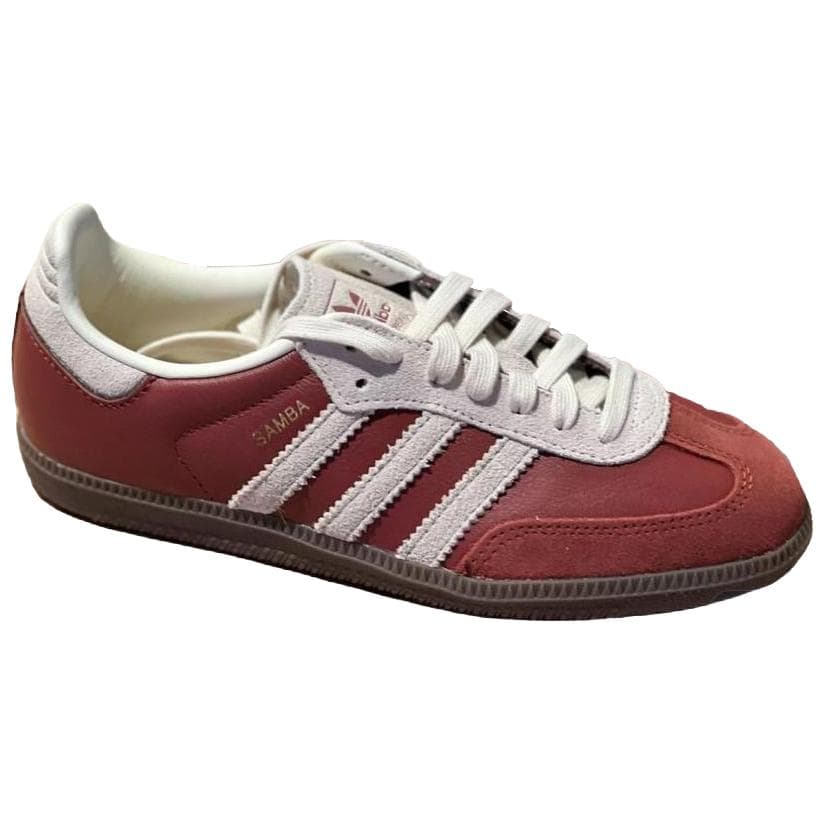 Кроссовки Adidas Originals Samba OG Low Топ Скейтборд Кроссовки Унисекс Красный - изображение 2