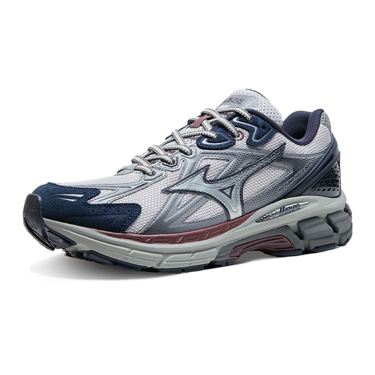 Кроссовки для бега Mizuno HALO MI противоскользящие устойчивые к истиранию низкие беговые кроссовки унисекс серо-голубого цвета - изображение 2