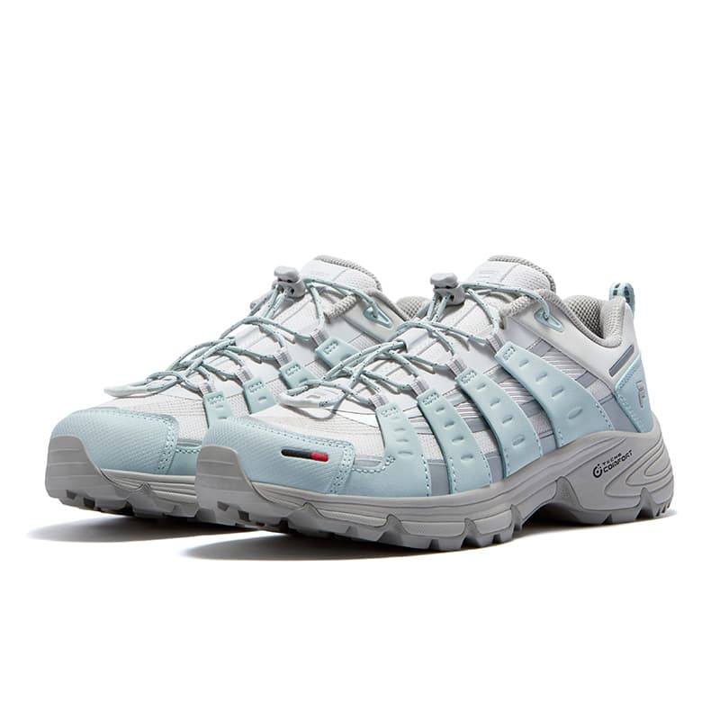 Кроссовки для бега FILA FUSION COMO X Lake Series Текстиль Синтетическая кожа Низкие кеды для бега Женские Дождь Туманно-серый - изображение 3