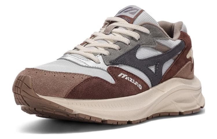 Кроссовки для бега Mizuno Pi Retro Искусственная замша синтетическая кожа амортизация противоскользящий дышащий низкий верх повседневный - изображение 2