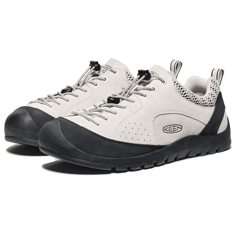 Кроссовки Keen JASPER ROCKS SP Кожа Текстиль Устойчивый к истиранию Дышащий Низкий верх Уличная обувь Мужская Бежевый Черный - изображение 3
