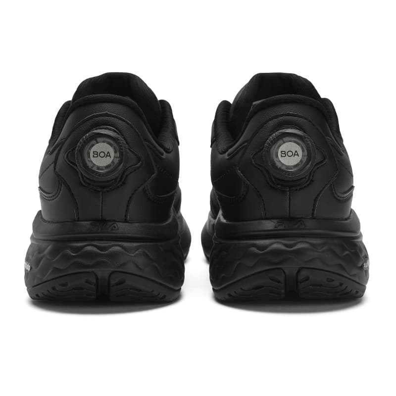 Кроссовки для бега FILA BOA NUVOLE 2 Износостойкие Низкие Беговые Кроссовки Мужские Черные - изображение 4