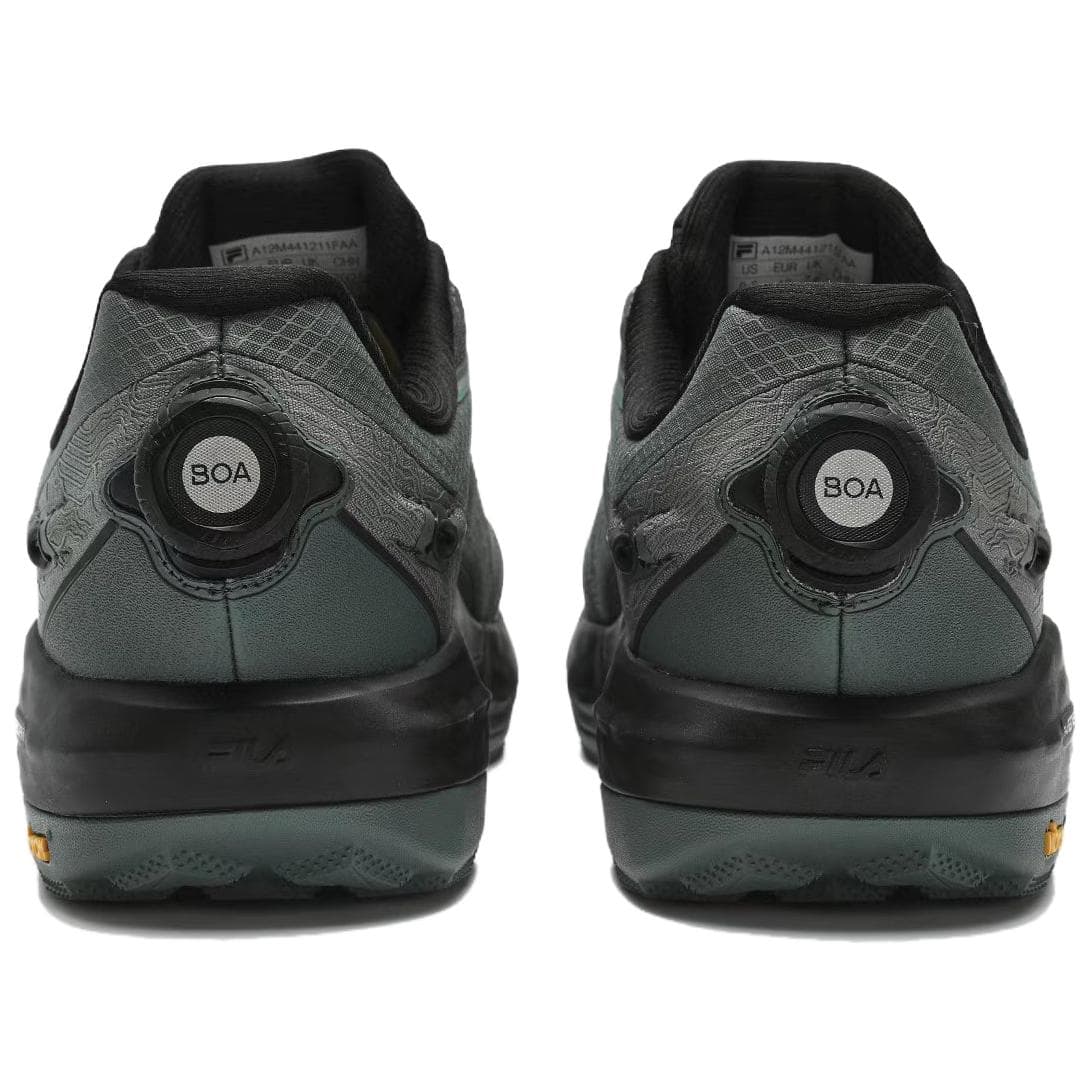 Кроссовки для бега FILA BOA EXPLORER 2 Низкие Кроссовки для Трейл Бег Мужские Серый Зеленый - изображение 4