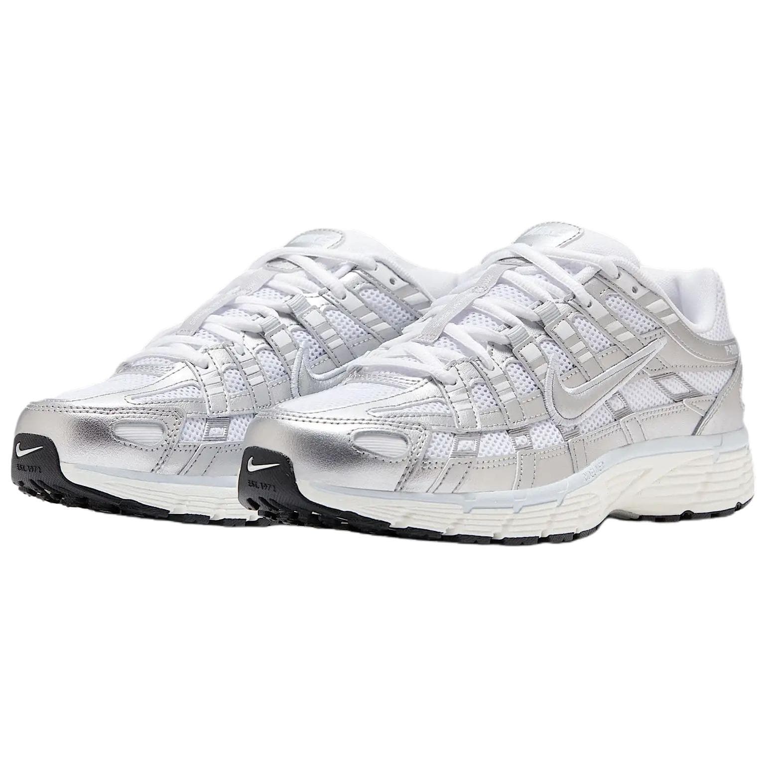 Кроссовки для бега NIKE P 6000 Ткань Дышащая Поддержка Низкий Верх Городская Коммутация Спортивная Беговая Обувь Женская - изображение 4