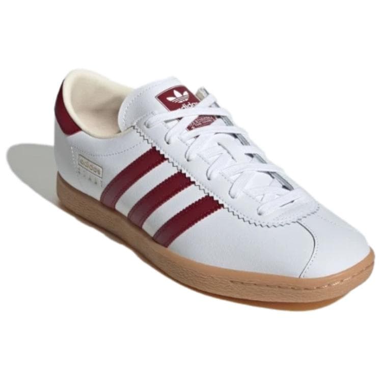 Кроссовки Adidas Originals Stadt Low Топ Скейтборд Обувь Унисекс Белый и красный - изображение 3