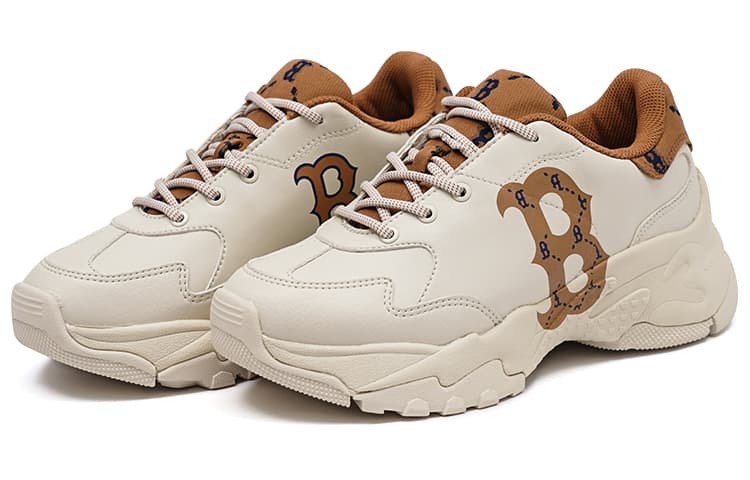 Кроссовки MLB Chunky Dia Monogram Beige - изображение 3
