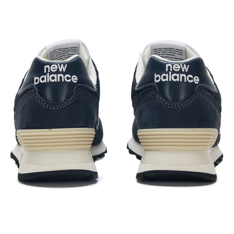 Кроссовки для бега New Balance x POTTERY NB 574 Винтажная модель Дышащие Низкие Повседневные Кроссовки Унисекс Темно-синий - изображение 5