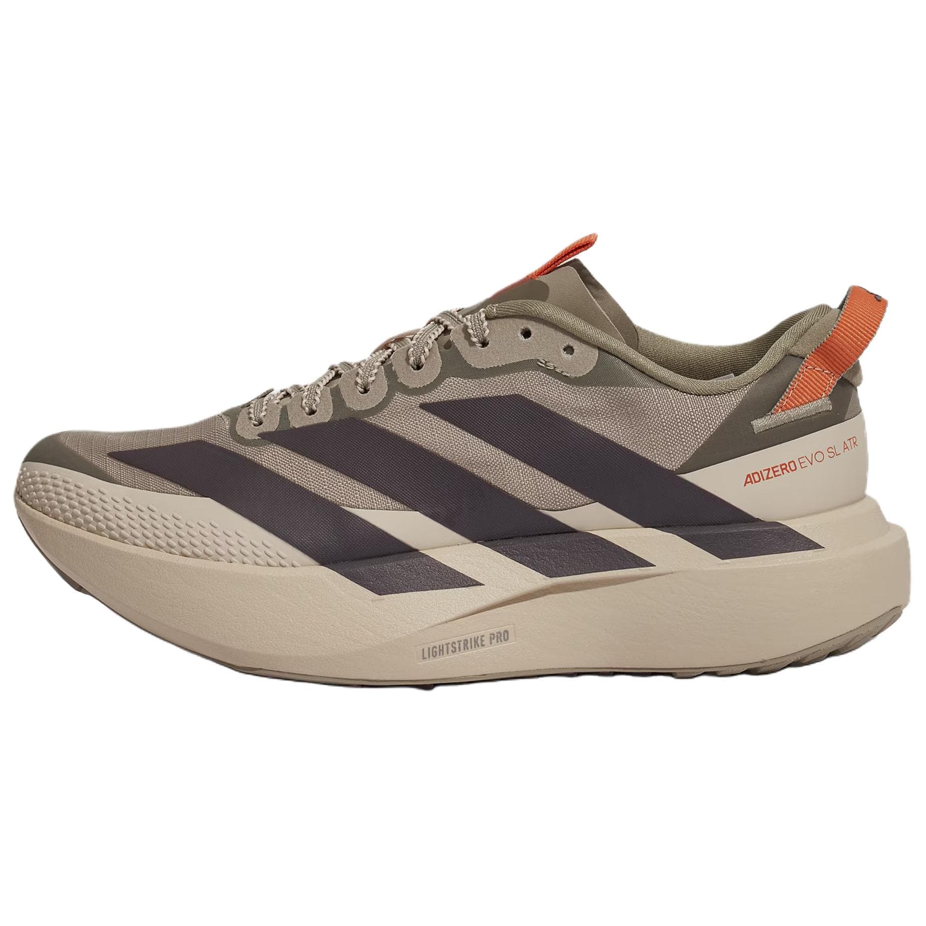 Кроссовки для бега Adidas Adizero EVO SL визуально увеличивает рост Марафон Беговые кроссовки Женские Коричневый - изображение 1