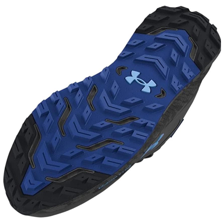 Кроссовки для бега Under Armour Charged Bandit Trail 3 Устойчивые к истиранию низкие беговые кроссовки для мужчин серо-синие - изображение 5