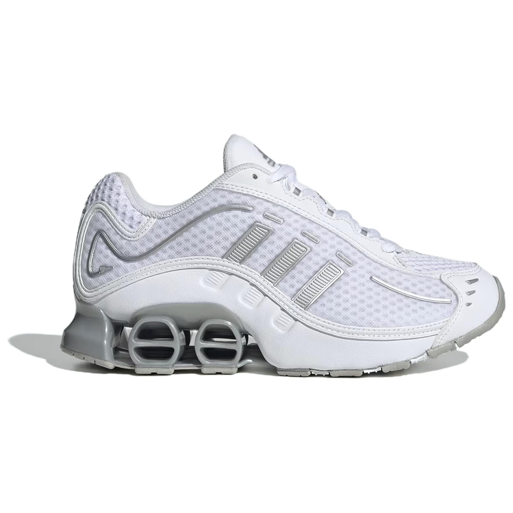 Кроссовки для бега Adidas MEGARIDE O1 Противоскользящие Устойчивые к истиранию Низкие Повседневные Беговые Кроссовки Женские Белые - изображение 2