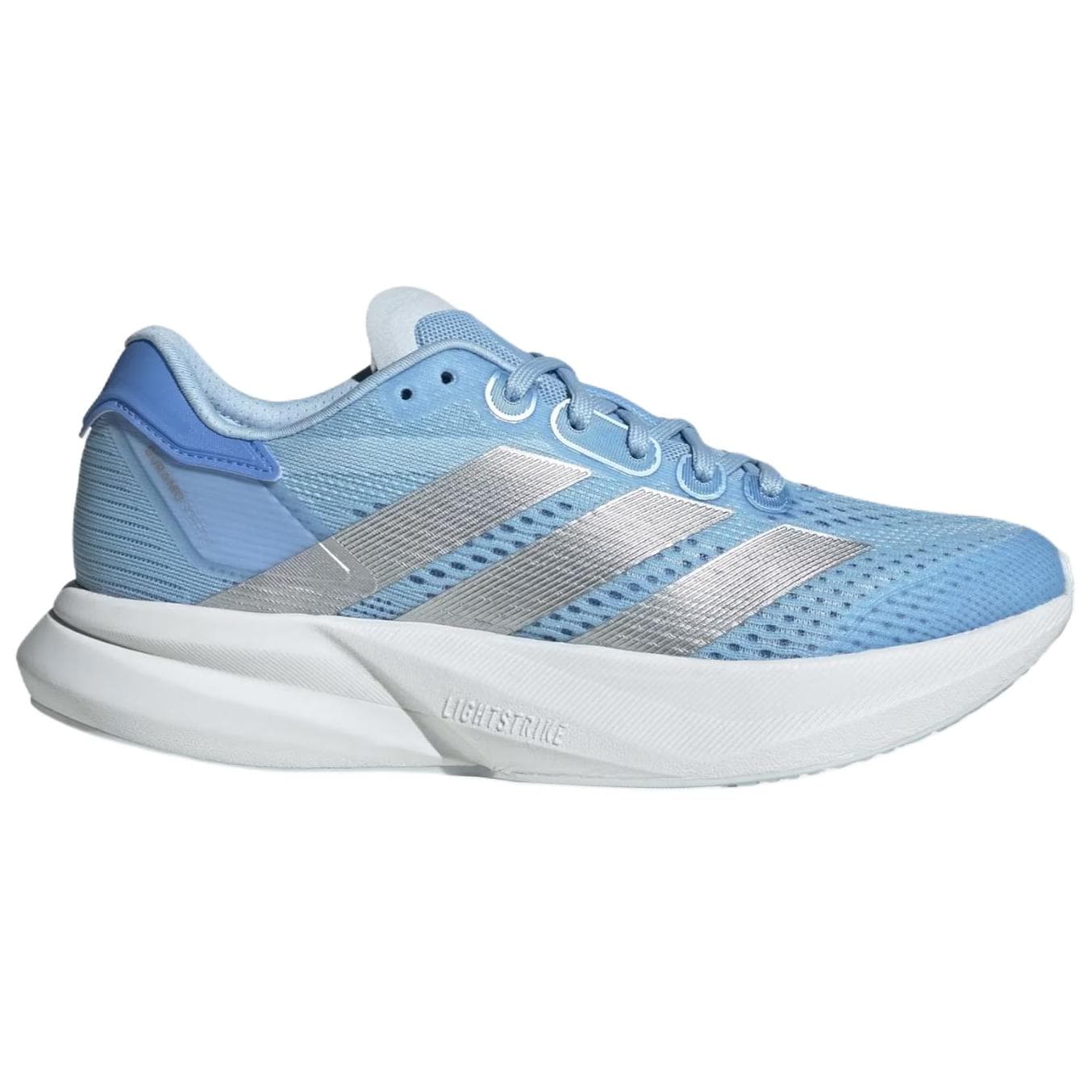Кроссовки для бега Adidas Duramo Speed 2 Дышащие Поддерживающие Беговые Кроссовки Женские Синие и Серебряные - изображение 2