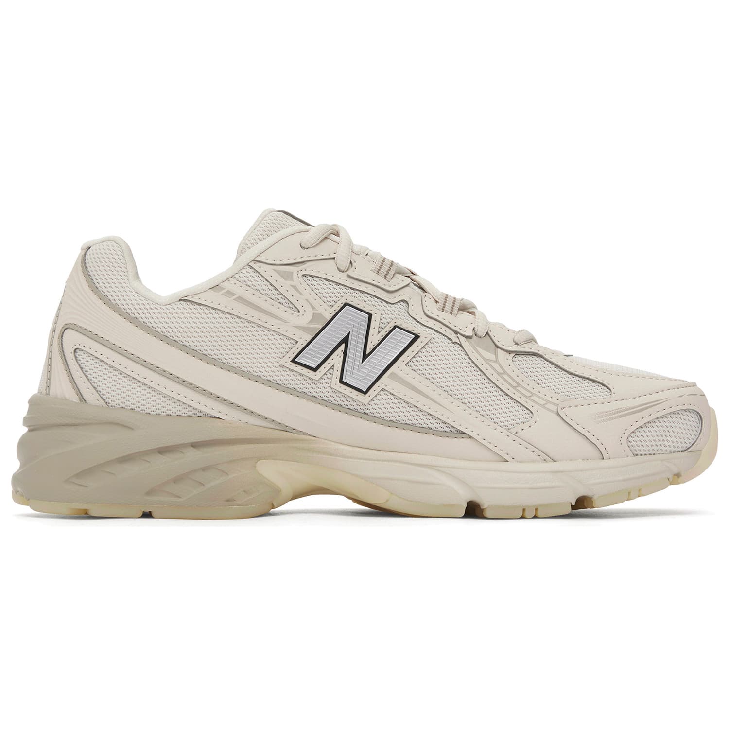 Кроссовки для бега New Balance NB 740 Амортизация Устойчивость к истиранию Дышащие Низкие Беговые кроссовки Унисекс Бежевые - изображение 2