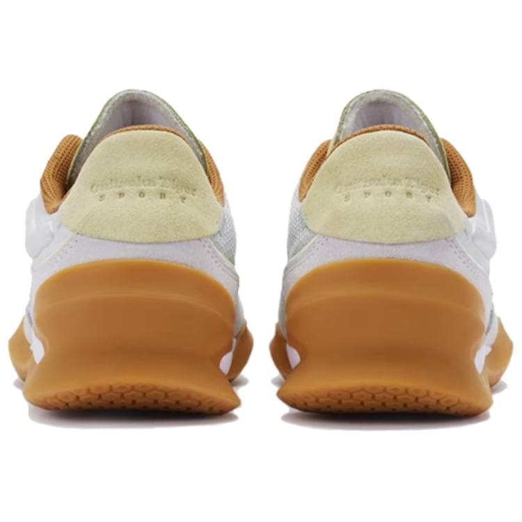 Кроссовки Onitsuka Tiger противоскользящие устойчивые к истиранию низкий топ кроссовки с толстой подошвой унисекс светлый серый - изображение 5