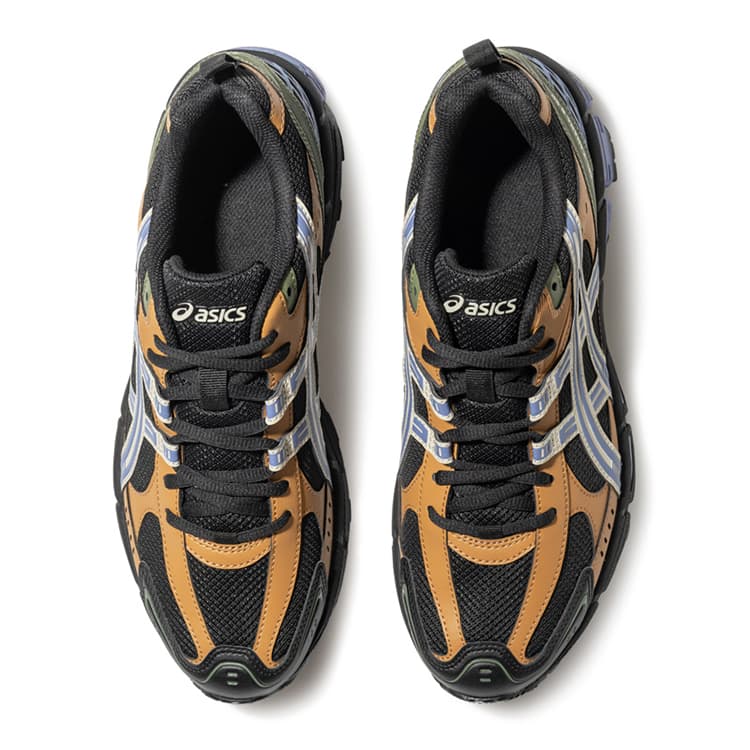 Кроссовки для бега Asics Gel Kahana 8 Амортизация Дышащий Отскок Низкие Кроссовки для Трейла Мужские Черные Коричневые - изображение 4