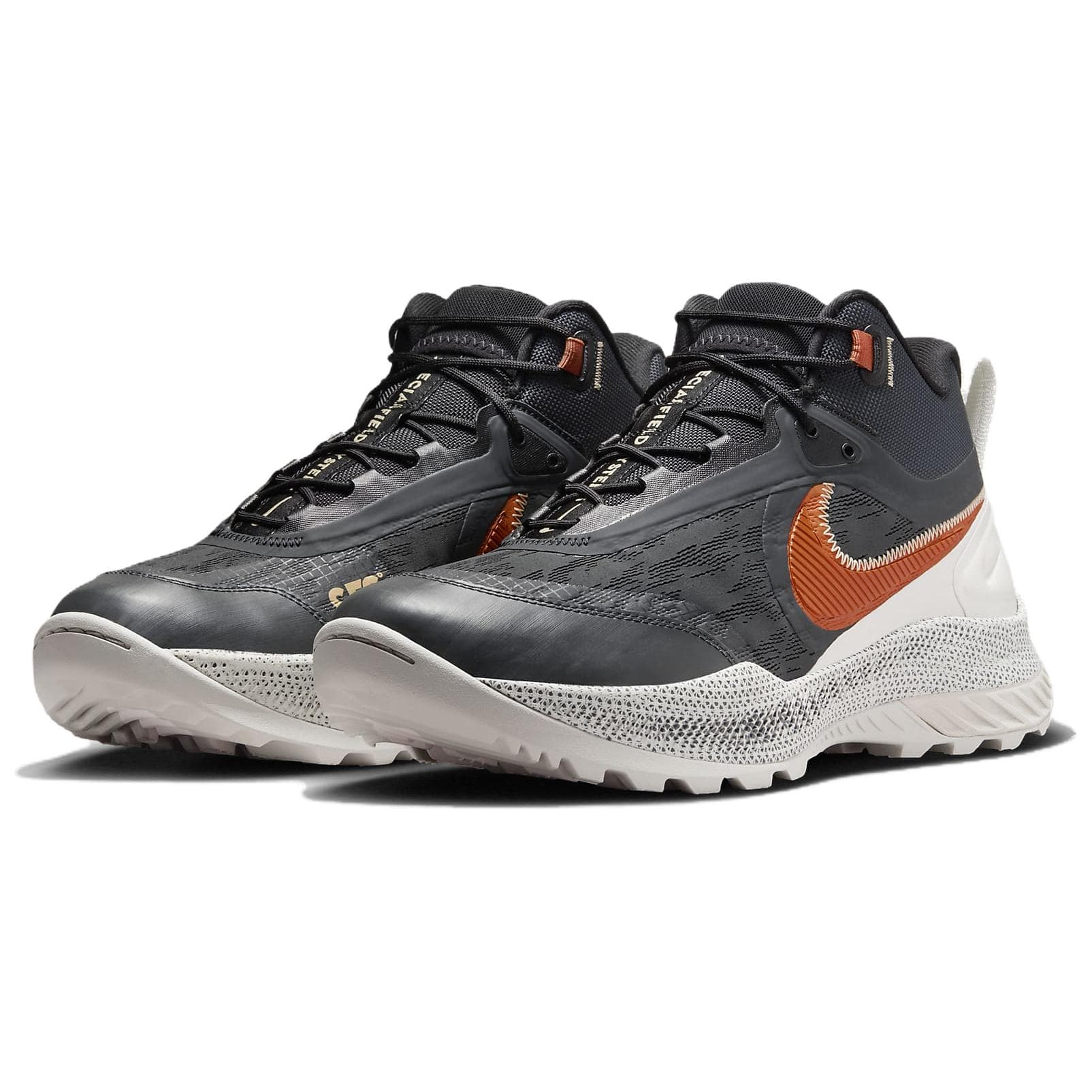 Кроссовки Nike React SFB Carbon Противоскользящая Устойчивая к износу MID Топ Уличная обувь Мужская Черная - изображение 3