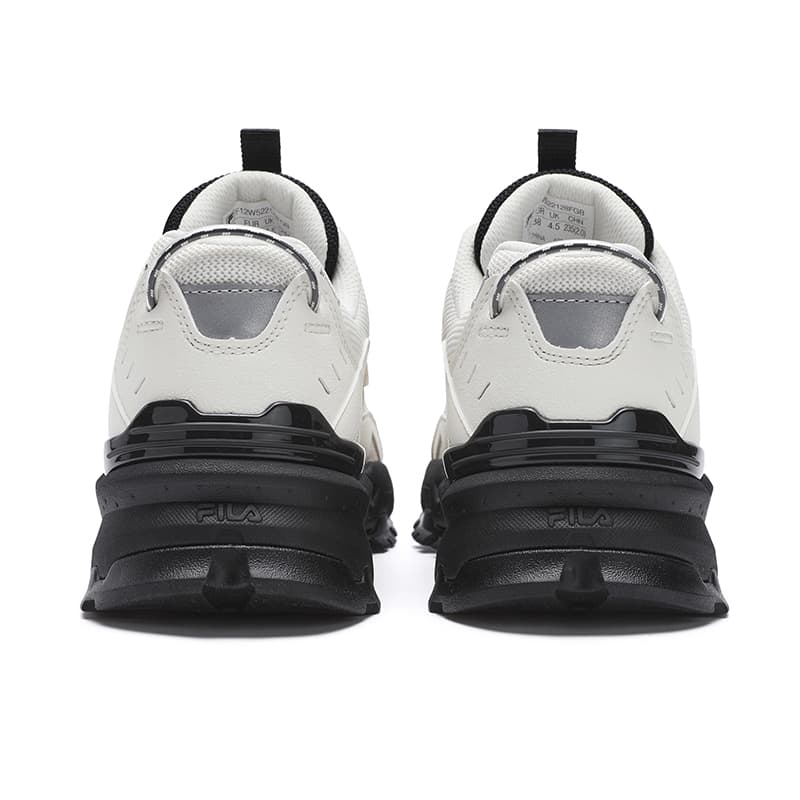 Кроссовки для бега fila Trek 1S Ткань Дышащий Low Топ Беговые кроссовки Women's White Черный - изображение 4