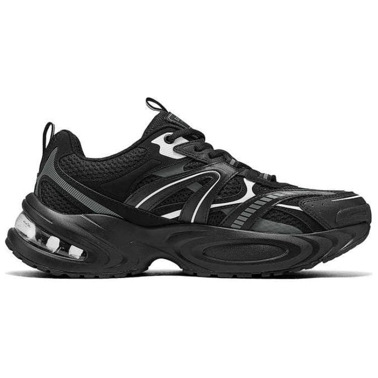 Кроссовки Skechers UNO RYZE Устойчивые к истиранию Низкие кеды Увеличение высоты Мужские Черные - изображение 2
