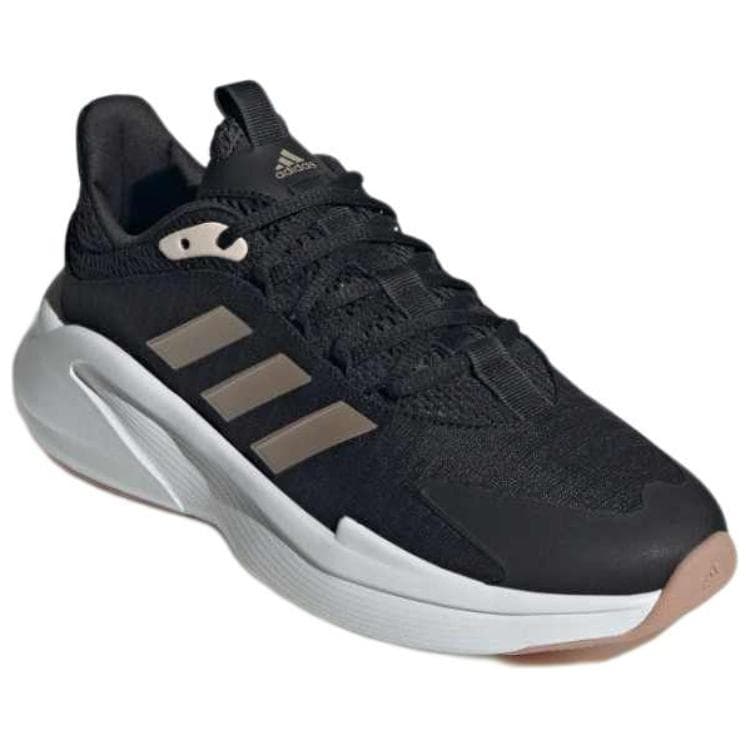 Кроссовки для бега Adidas Alphaedge+ Противоскользящие устойчивые к истиранию низкие повседневные беговые кроссовки женские черный золотой - изображение 2