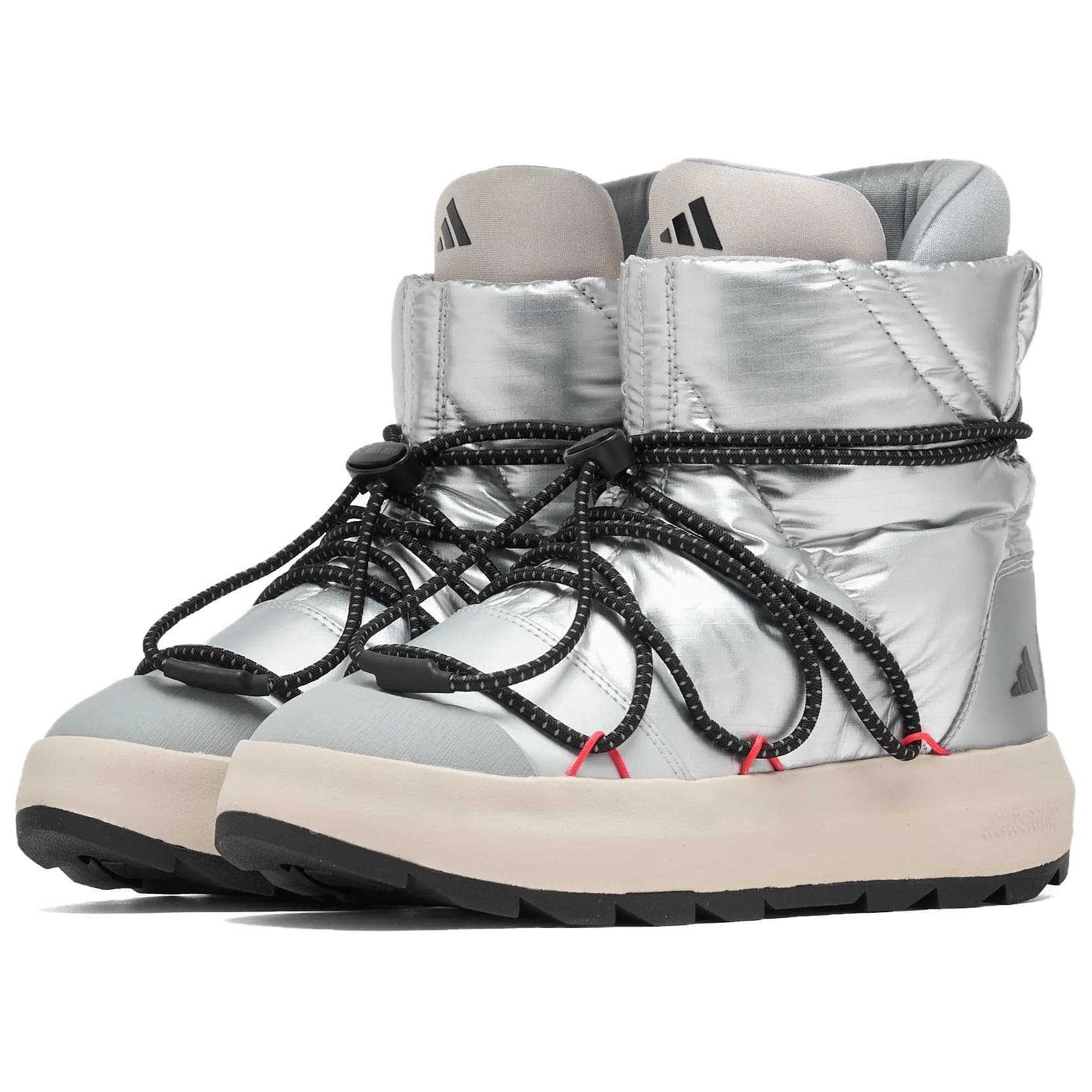 Сапоги MOON BOOT x Adidas Ace Ботильоны Женские Серебристые - изображение 3