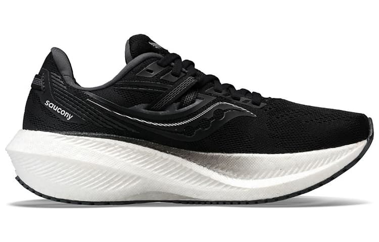 Кроссовки для бега Saucony Triumph 20 Black White - изображение 2