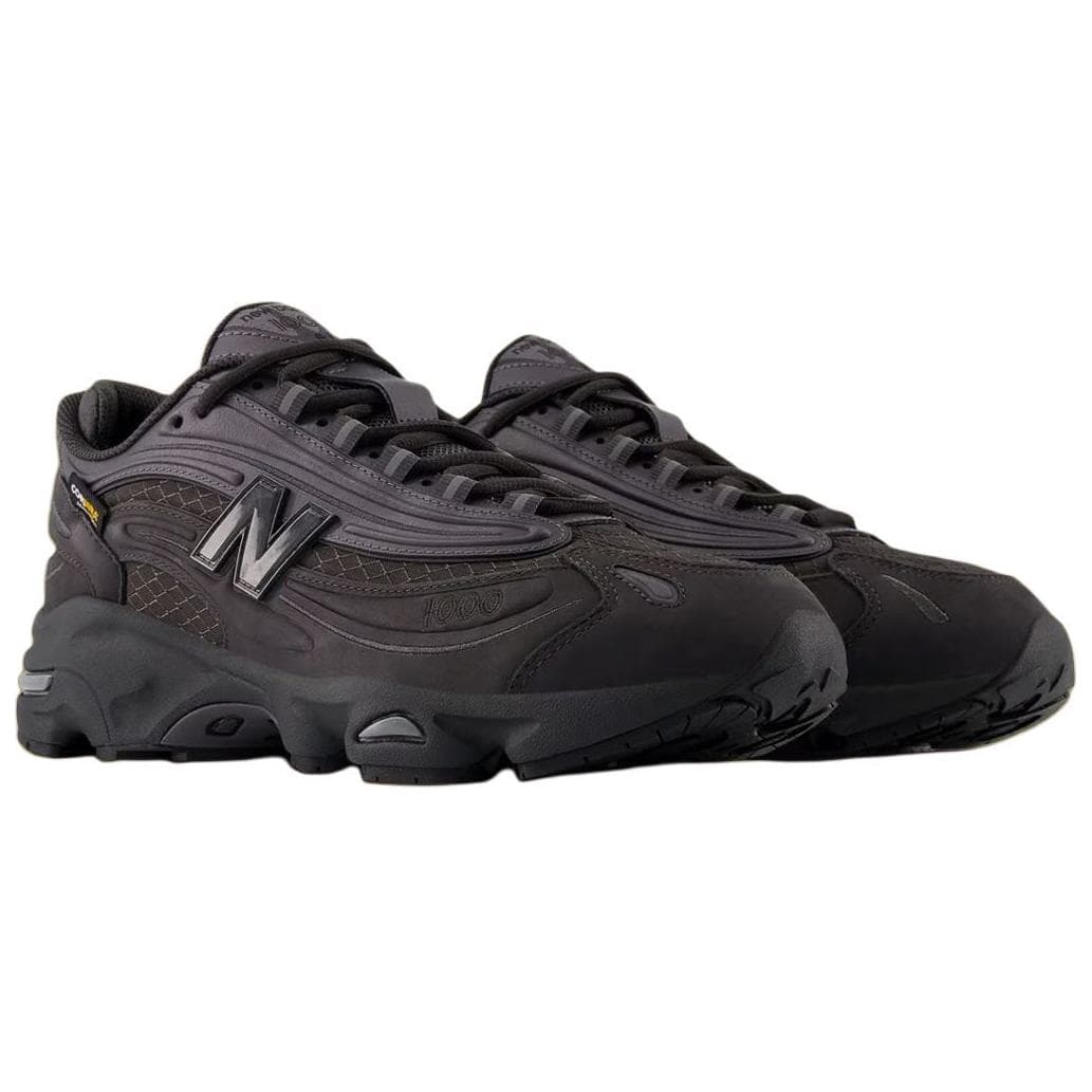 Кроссовки для бега New Balance NB 1000 Кожа Низкий Верх Беговые Кроссовки Мужские Черный Серый - изображение 2