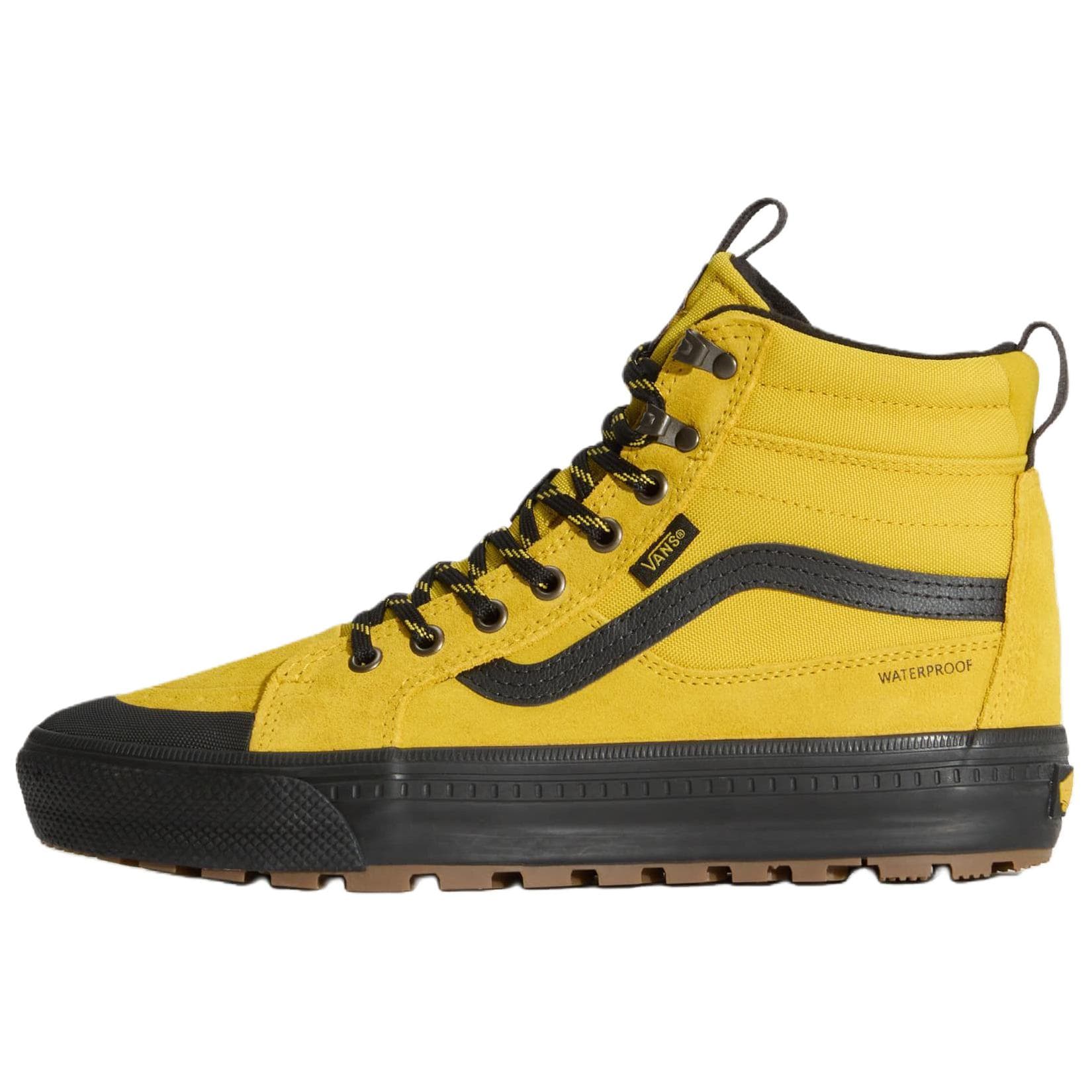 Кроссовки Vans SK8 HI Водонепроницаемый с поддержкой термический высокий верх уличная обувь унисекс желтый - изображение 1