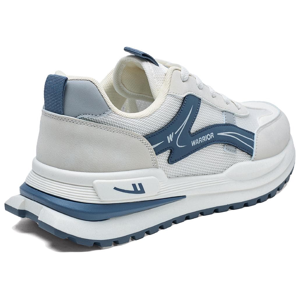 Кроссовки для бега Warrior Low Топ Повседневный Городская коммутация Беговые кроссовки Унисекс Бежевый Пыльно-голубой - изображение 3