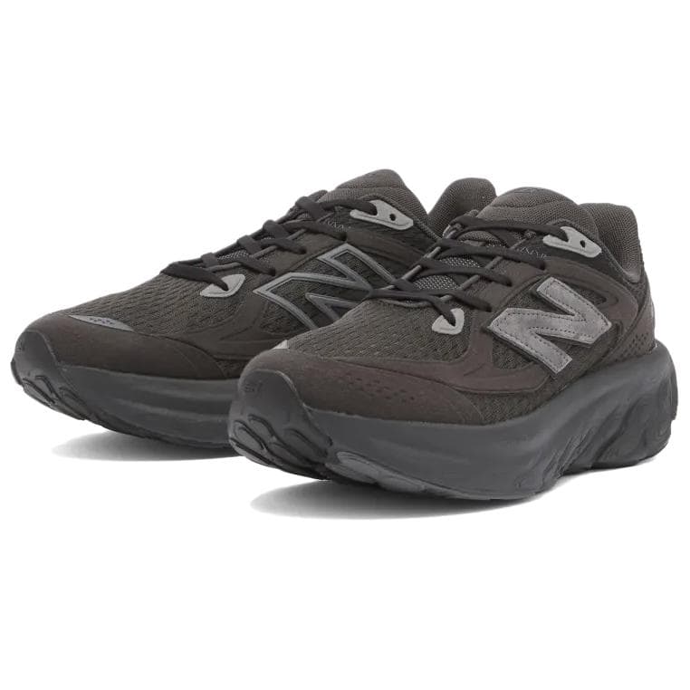 Кроссовки для бега New Balance NB Свежая Пена Устойчивая к Износу Низкий Топ Повседневные Беговые Кроссовки Мужские Черные - изображение 2