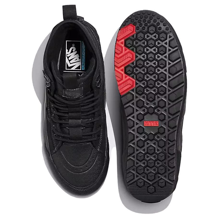 Кроссовки Vans Высокие кеды Уличная обувь Унисекс Черные - изображение 4