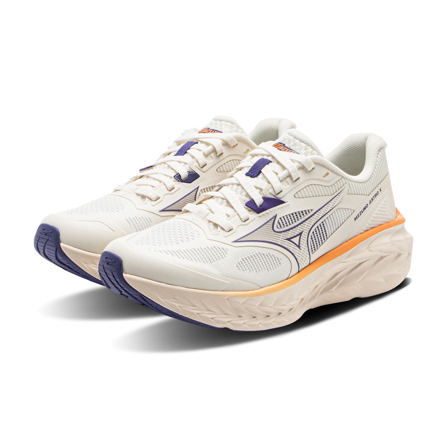 Кроссовки для бега Mizuno ASTRO X Low Топ Повседневный Бег по тропам Городская коммутация Беговые кроссовки Унисекс Белый - изображение 2