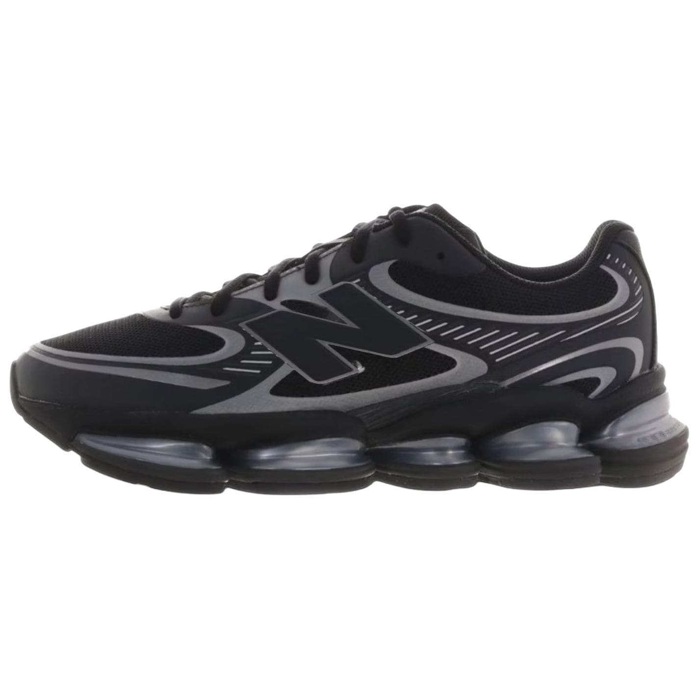 Кроссовки для бега New Balance ABZORB 2000 Low Топ Повседневные кроссовки для бега Унисекс Черно-серый - изображение 1