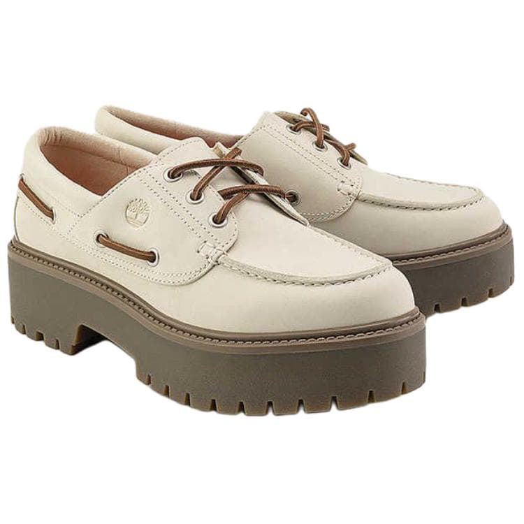 Timberland Stone Street Мягкий и Комфортный Топсайдеры Женские Белые - изображение 2