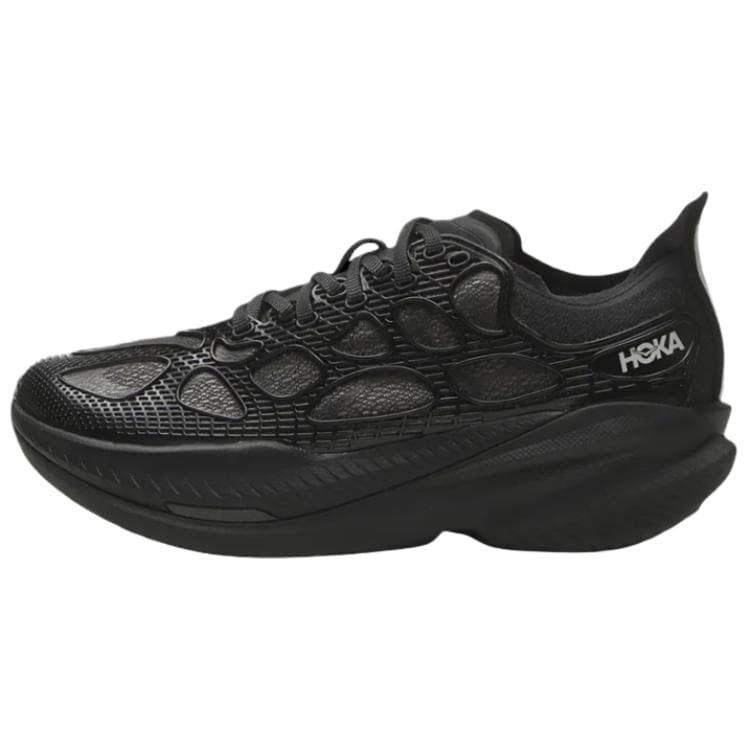 Кроссовки для бега HOKA ONE ONE Mach X Дышащий Low Топ Повседневные кроссовки для бега Унисекс Тройной черный - изображение 1