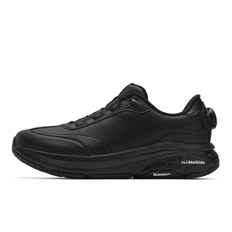 Кроссовки для бега FILA BOA NUVOLE 2 Износостойкие Низкие Беговые Кроссовки Мужские Черные - изображение 1