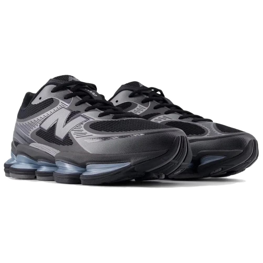 Кроссовки New Balance NB 2000 Устойчивая к истиранию Низкая Повседневная Обувь Унисекс Серебристо-Черная - изображение 3