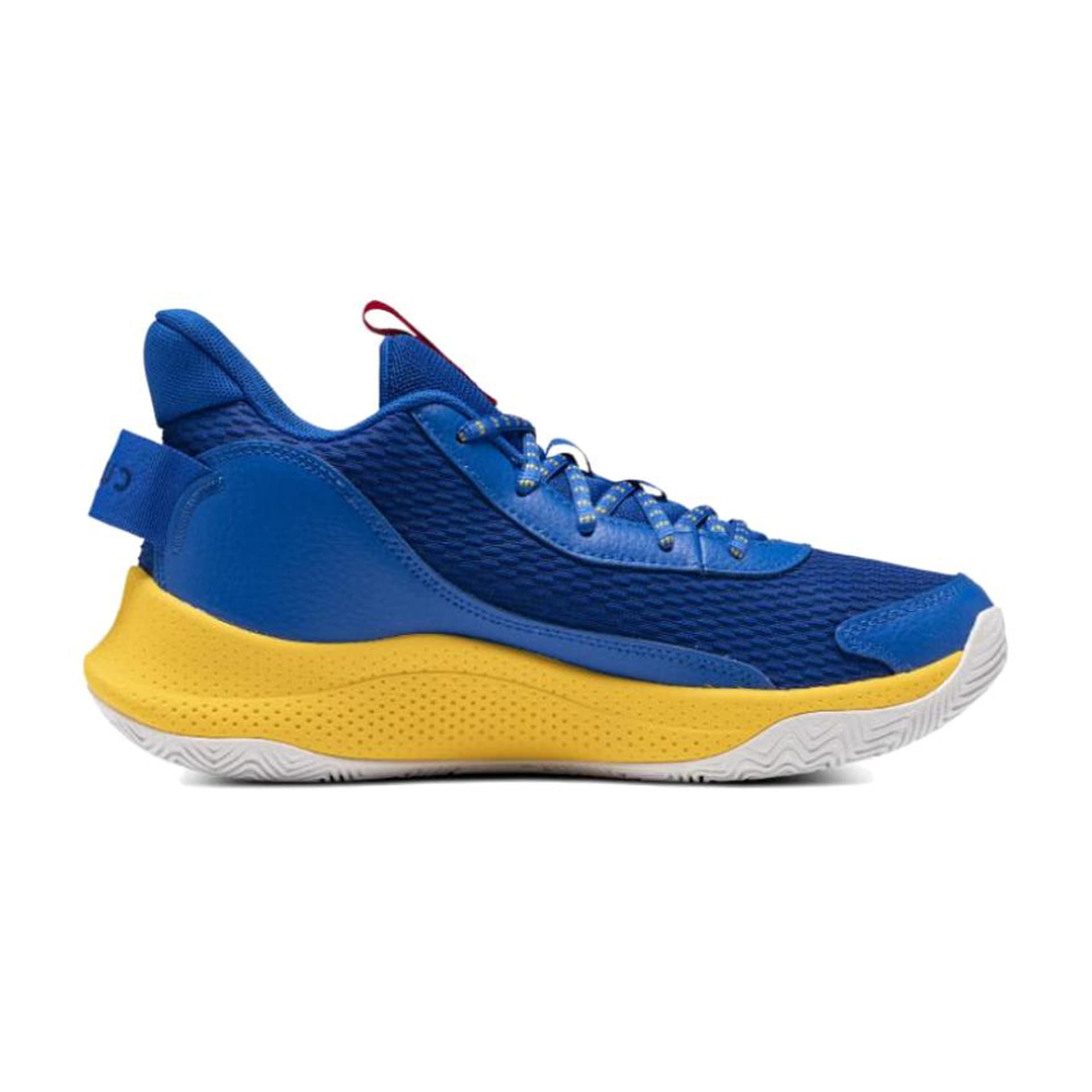 Кроссовки для баскетбола Under Armour Curry 3 Z7 Устойчивые к истиранию MID Баскетбольные кроссовки Унисекс Синий Желтый - изображение 2