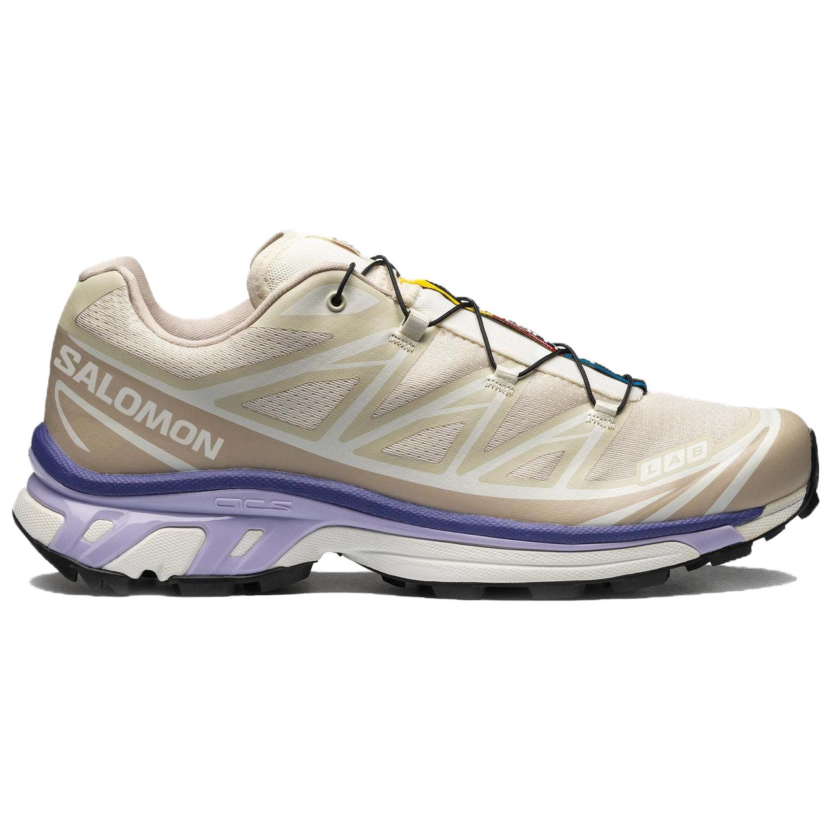 Кроссовки для бега Salomon XT-6 Beige Purple - изображение 2