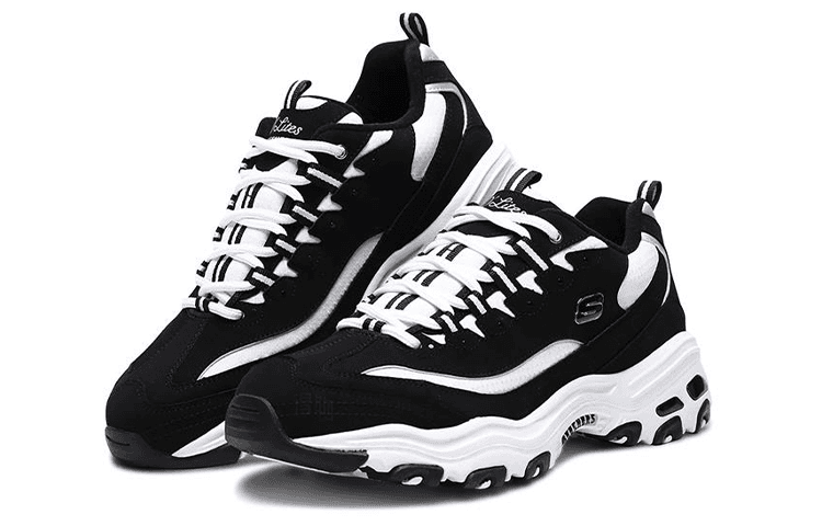 Кроссовки Skechers D'LITES 1.0 Black White - изображение 3