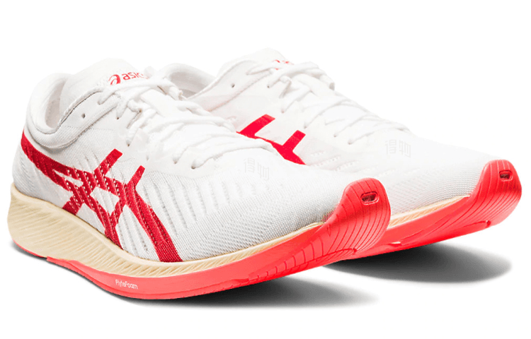 Кроссовки для бега Asics Metaracer White Red - изображение 3