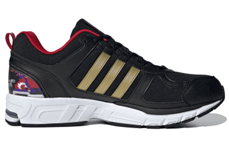 Кроссовки для бега adidas Equipment 10 Black Gold Red - изображение 2
