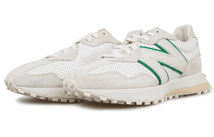 Кроссовки для бега CASABLANCA x New Balance 327 White Green - изображение 3