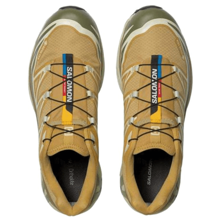 Кроссовки для бега Salomon XT-6 Yellow Brown - изображение 3