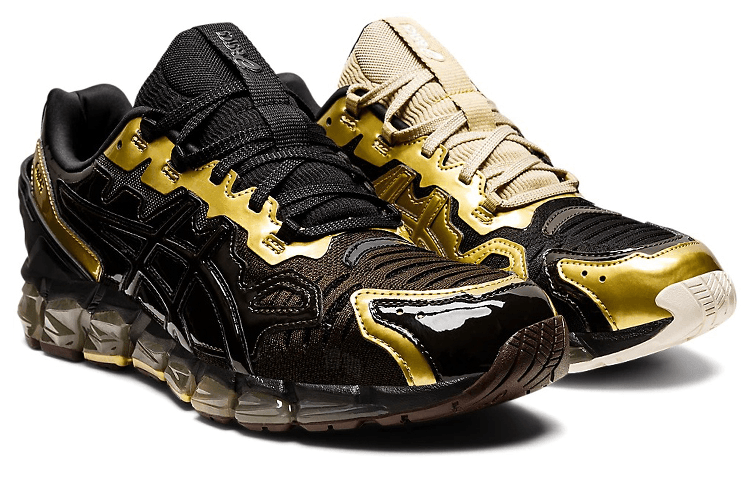 Кроссовки для бега GmbH x Asics Gel-Quantum 360 6 Black Gold - изображение 3