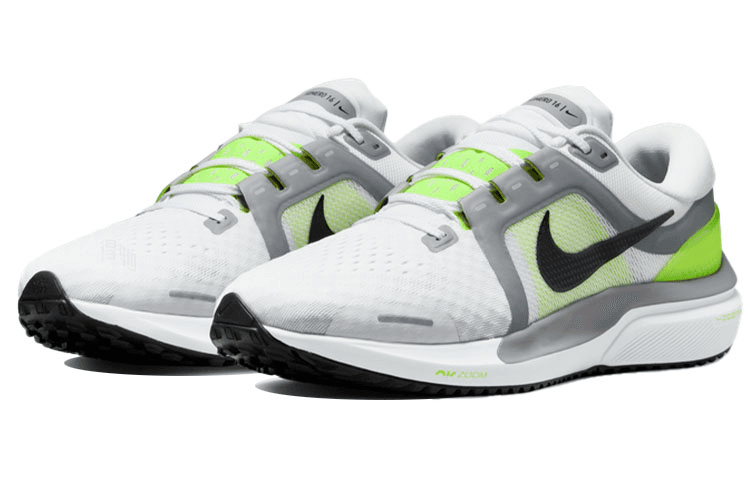 Кроссовки для бега Nike Air Zoom Vomero 16 White Black Yellow — фото 3