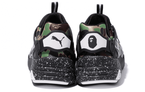 Кроссовки для бега A BATHING APE x PUMA Disc Blaze Camo Green - изображение 3