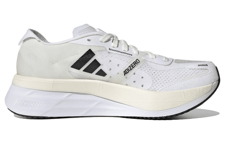 Кроссовки для бега adidas Adizero Boston 11 White Black - изображение 2