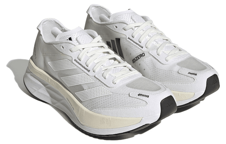 Кроссовки для бега adidas Adizero Boston 11 White Black - изображение 3